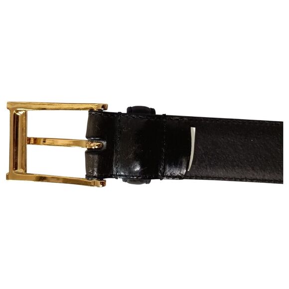 Polo Ralph Lauren Belt 36 Mens Black Leather - Picture 6 of 9